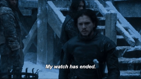 Jon Snow watch ended