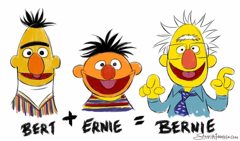 Bert Ernie Bernie