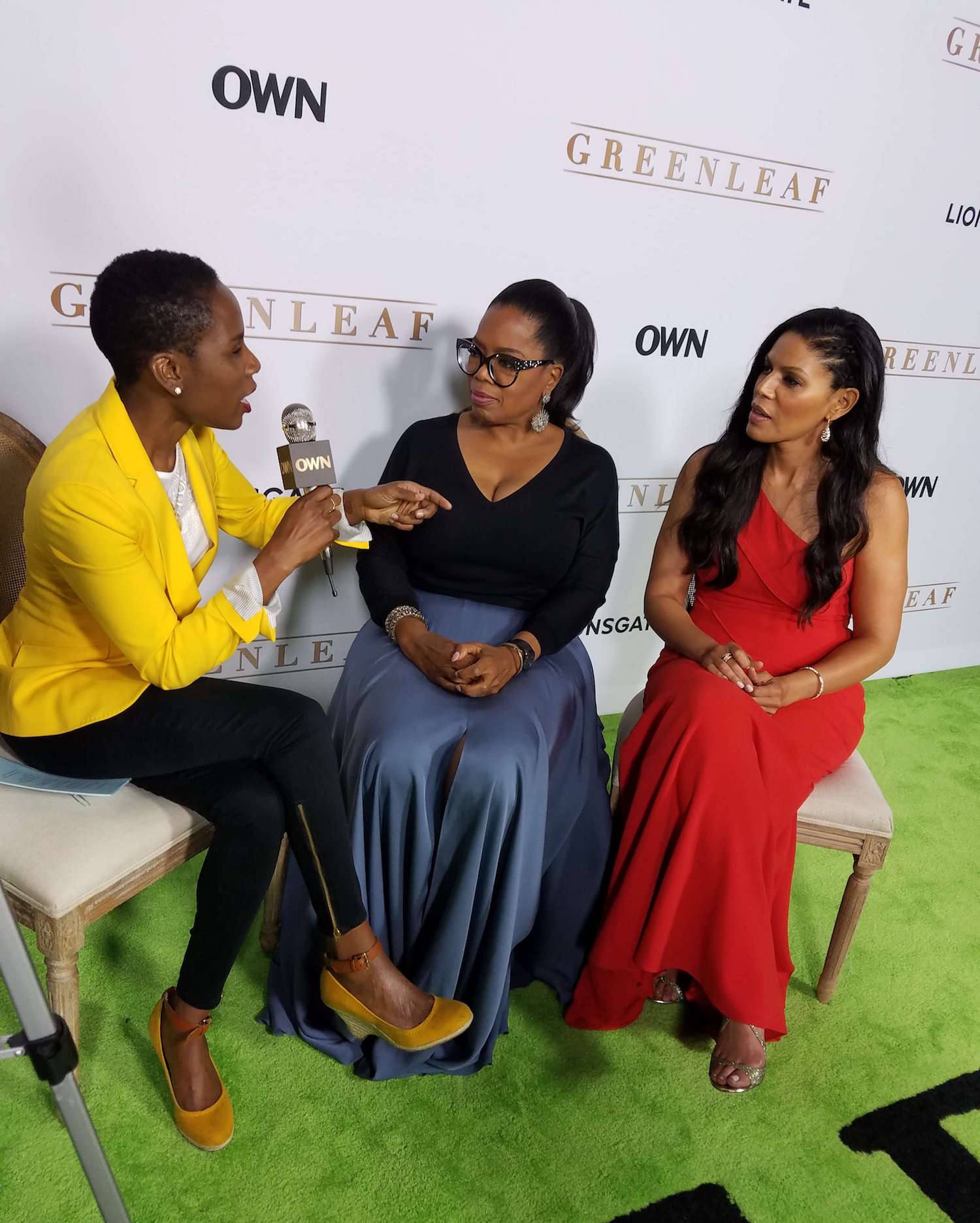Luvvie interviews Oprah and Merle