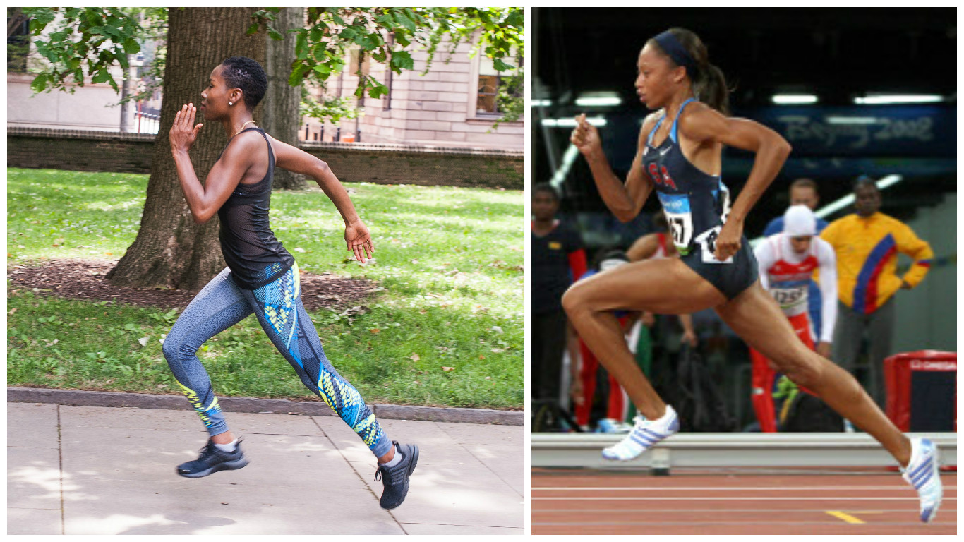 Luvvie and Allyson Felix