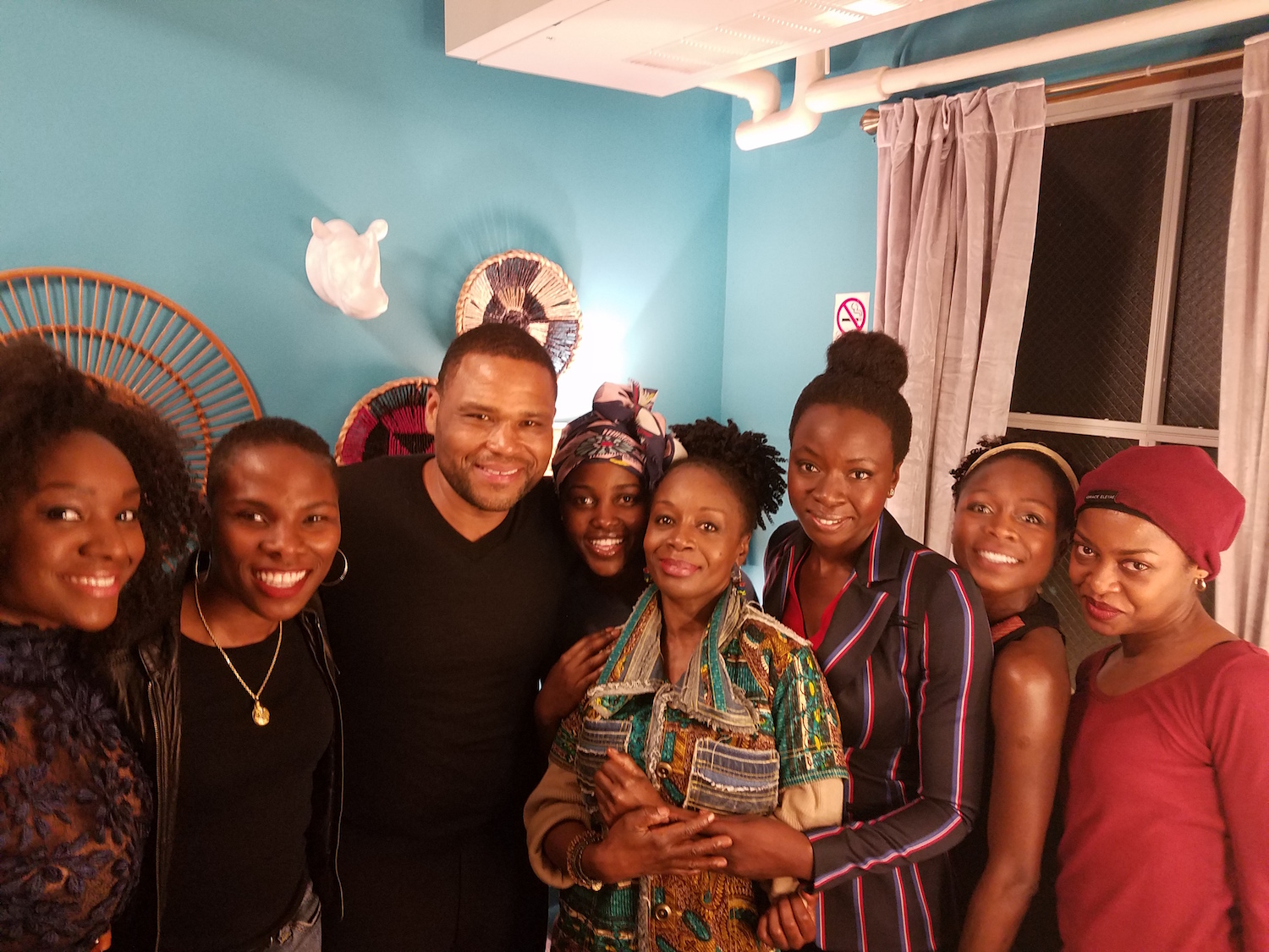 Luvvie with cast of ECLIPSED