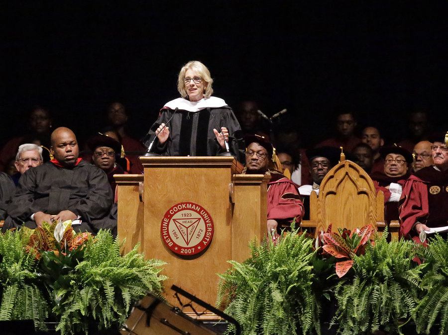 Betsy Devos Bethune Cook