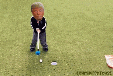 trump golf fail